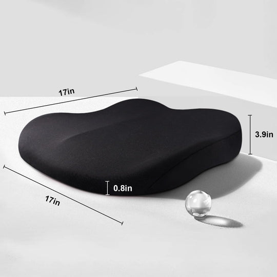 Seat Cushion for Car Driver Memory Foam Height Boost Wedge Adult