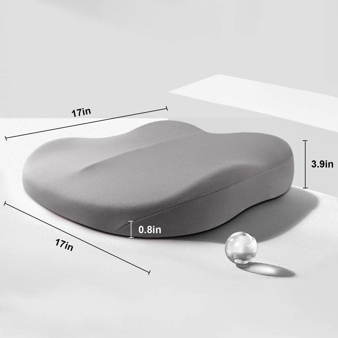 Seat Cushion for Car Driver Memory Foam Height Boost Wedge Adult