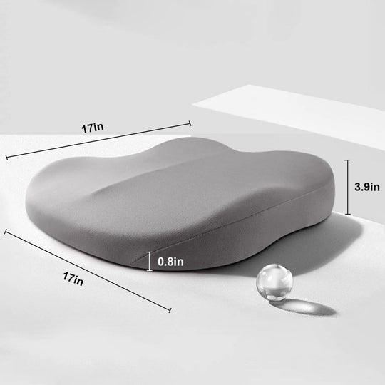 Seat Cushion for Car Driver Memory Foam Height Boost Wedge Adult