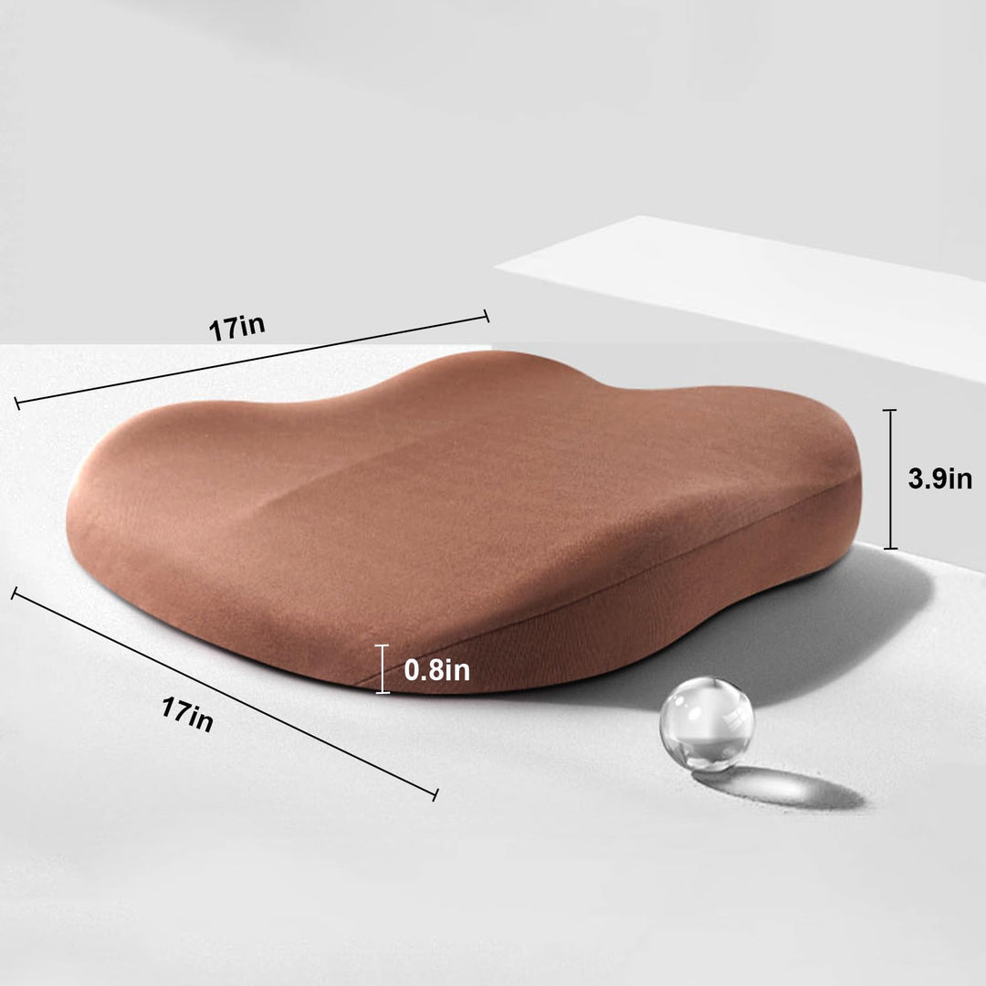Seat Cushion for Car Driver Memory Foam Height Boost Wedge Adult