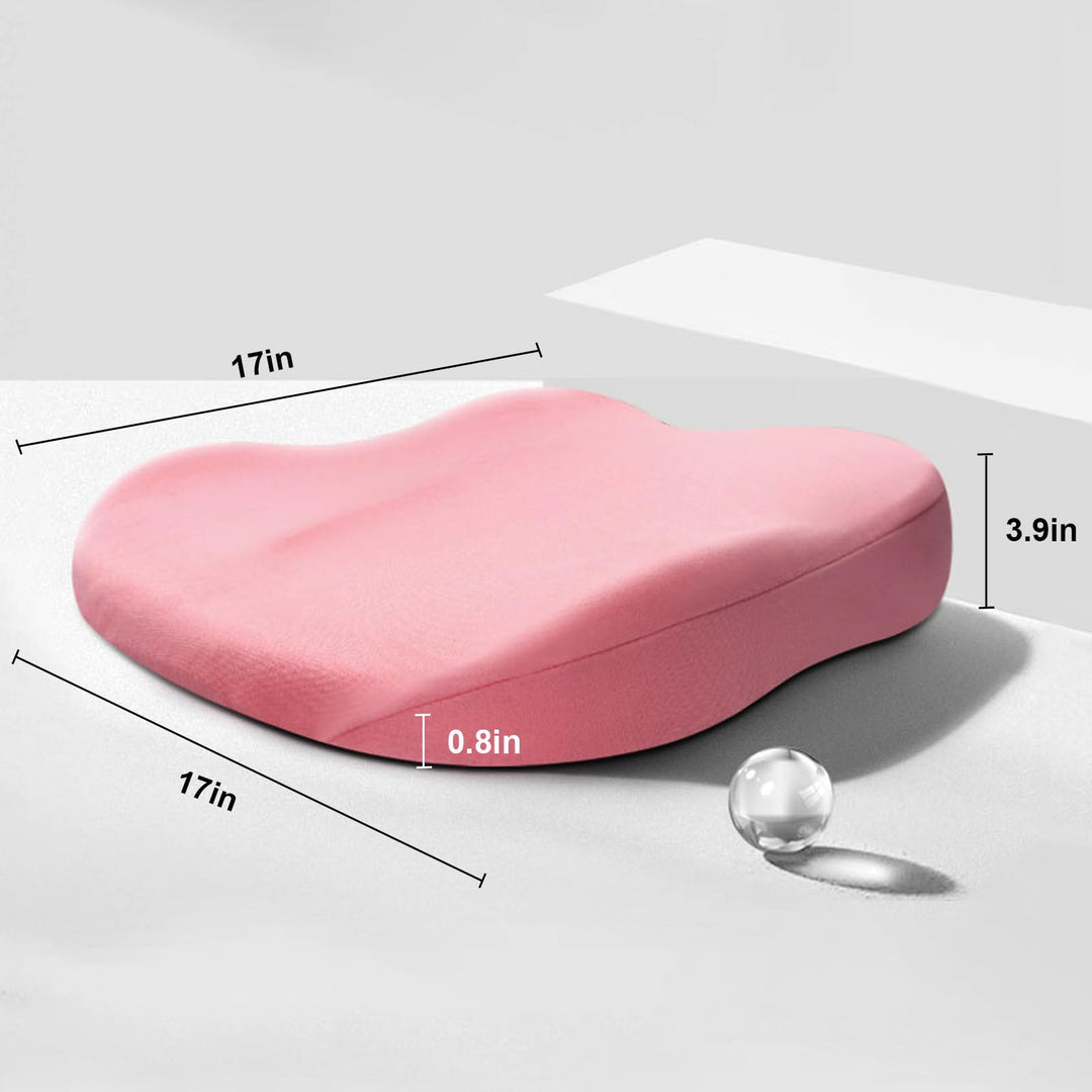 Seat Cushion for Car Driver Memory Foam Height Boost Wedge Adult