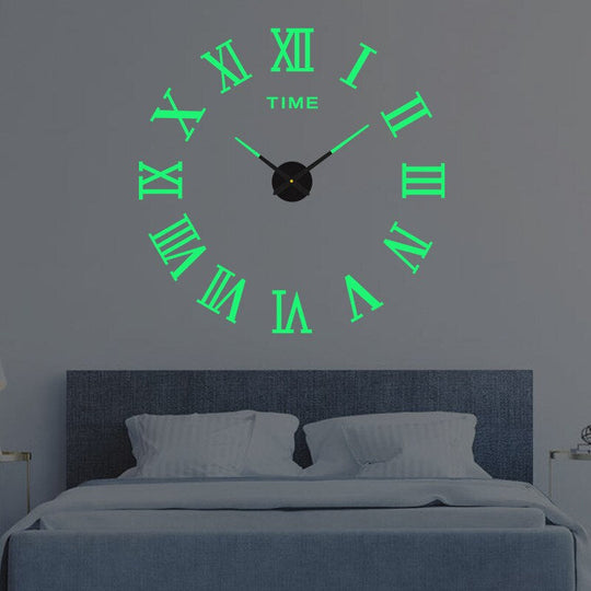 Wall Clock Silent Non Ticking Modern Minimalist for Living Room
