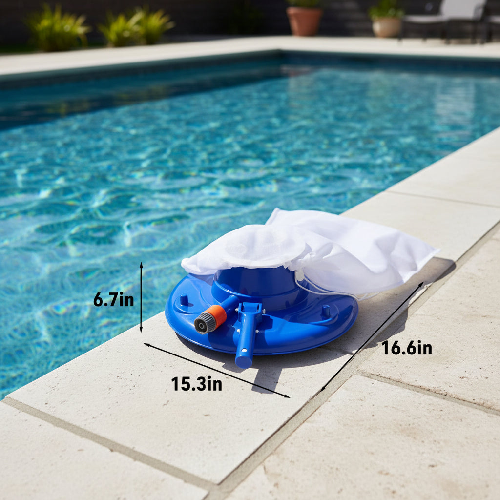 Pool Vacuum for Above Ground Pools Attaches to Garden Hose No Power