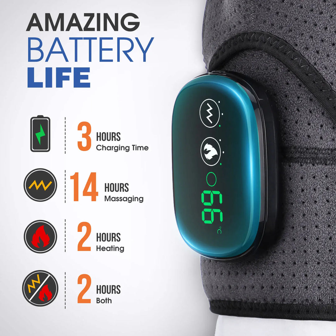 Heated Shoulder Brace Wireless with Vibration for Pain Relief
