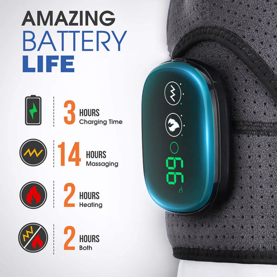 Heated Shoulder Brace Wireless with Vibration for Pain Relief