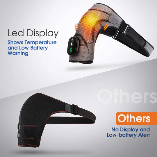 Heated Shoulder Brace Wireless with Vibration for Pain Relief