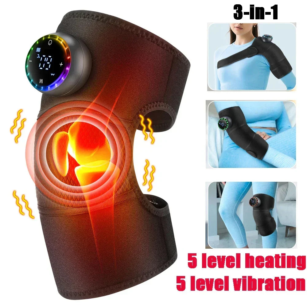Heated Shoulder Brace Wireless with Vibration for Pain Relief
