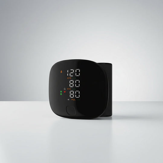 Digital Wrist Blood Pressure Monitor – Automatic Home Monitor with LED Display