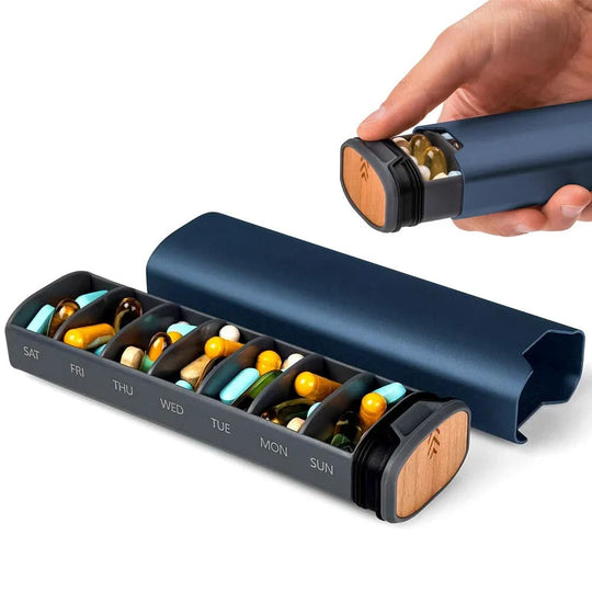 Weekly Pill Organizer | Compact Travel-Friendly Design