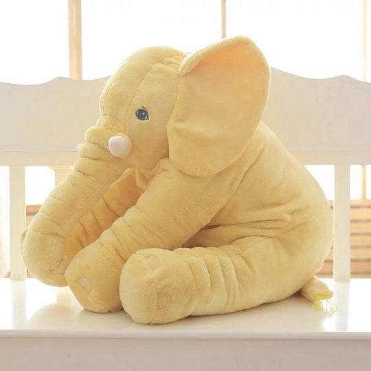 Soft Plush Elephant Cuddle Pillow for Kids - Cozy Nursery Companion