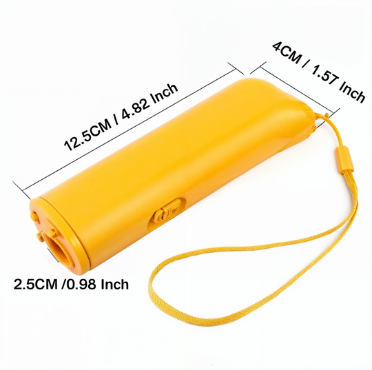 Ultrasonic Anti-Barking Dog Trainer with Adjustable Range for Indoor or Outdoor Use
