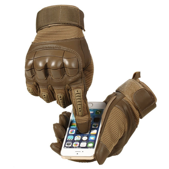 X-Force Tactical Gloves with Touchscreen Fingertips and Impact-Resistant Padding